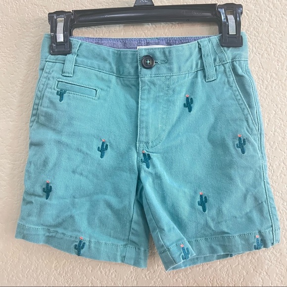 Mini Boden Boys Shorts With CACTUS 3Y NWOT - Picture 1 of 3